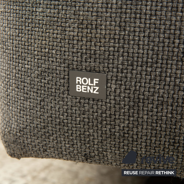 Rolf Benz 50 Fabric Corner Sofa Gray Recamiere Right Sofa Couch
