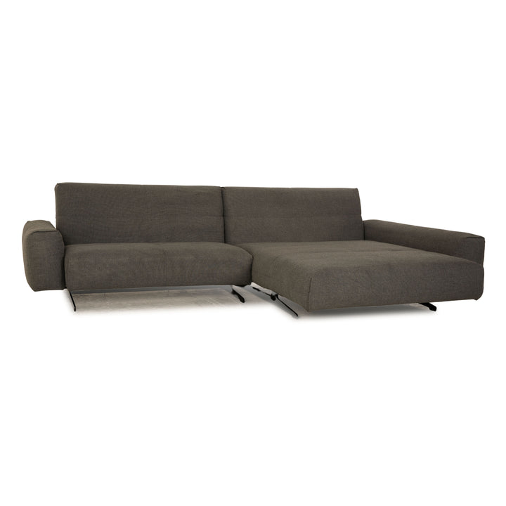 Rolf Benz 50 Fabric Corner Sofa Gray Recamiere Right Sofa Couch