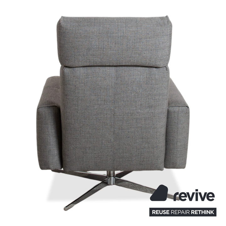 Rolf Benz 50 Stoff Sessel Grau manuelle Funktion