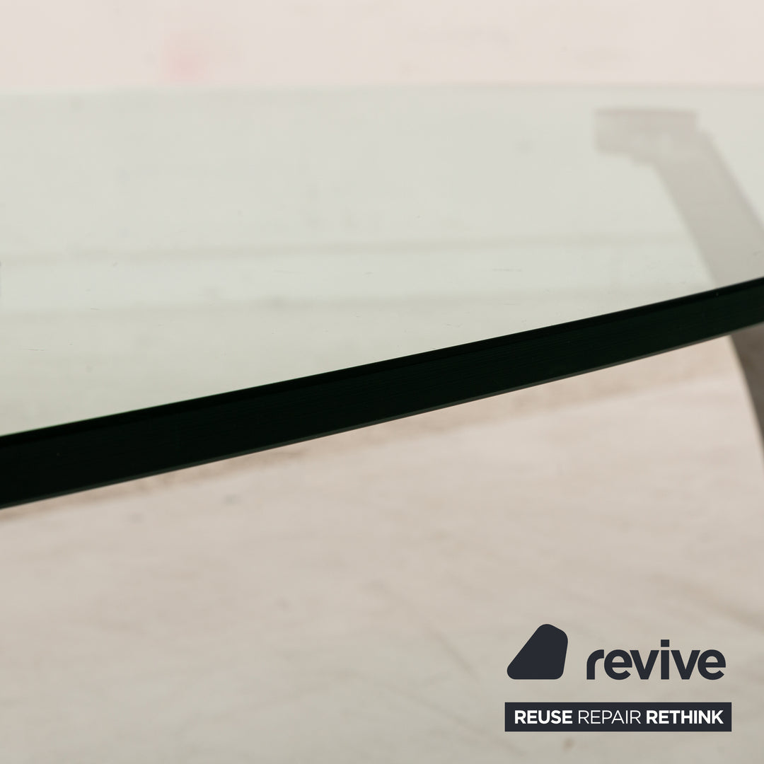 Rolf Benz 5021 Glass Coffee Table Silver Living Room 120 x 90 x 40 cm