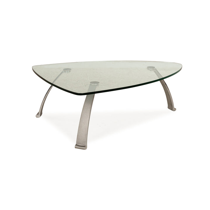 Rolf Benz 5021 Glass Coffee Table Silver Living Room 120 x 90 x 40 cm