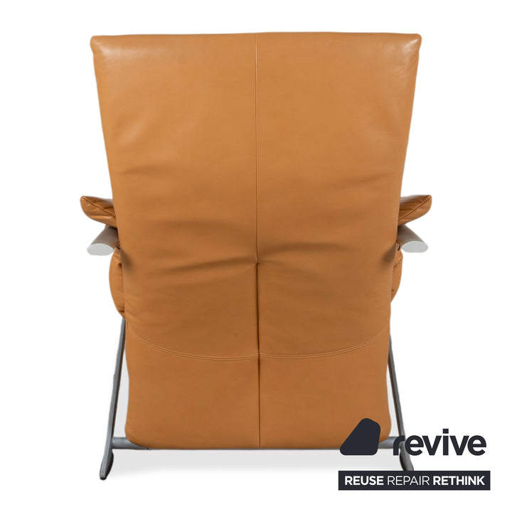 Rolf Benz 5100 Sessel Leder Cognac manuelle Funktion Relaxfunktion