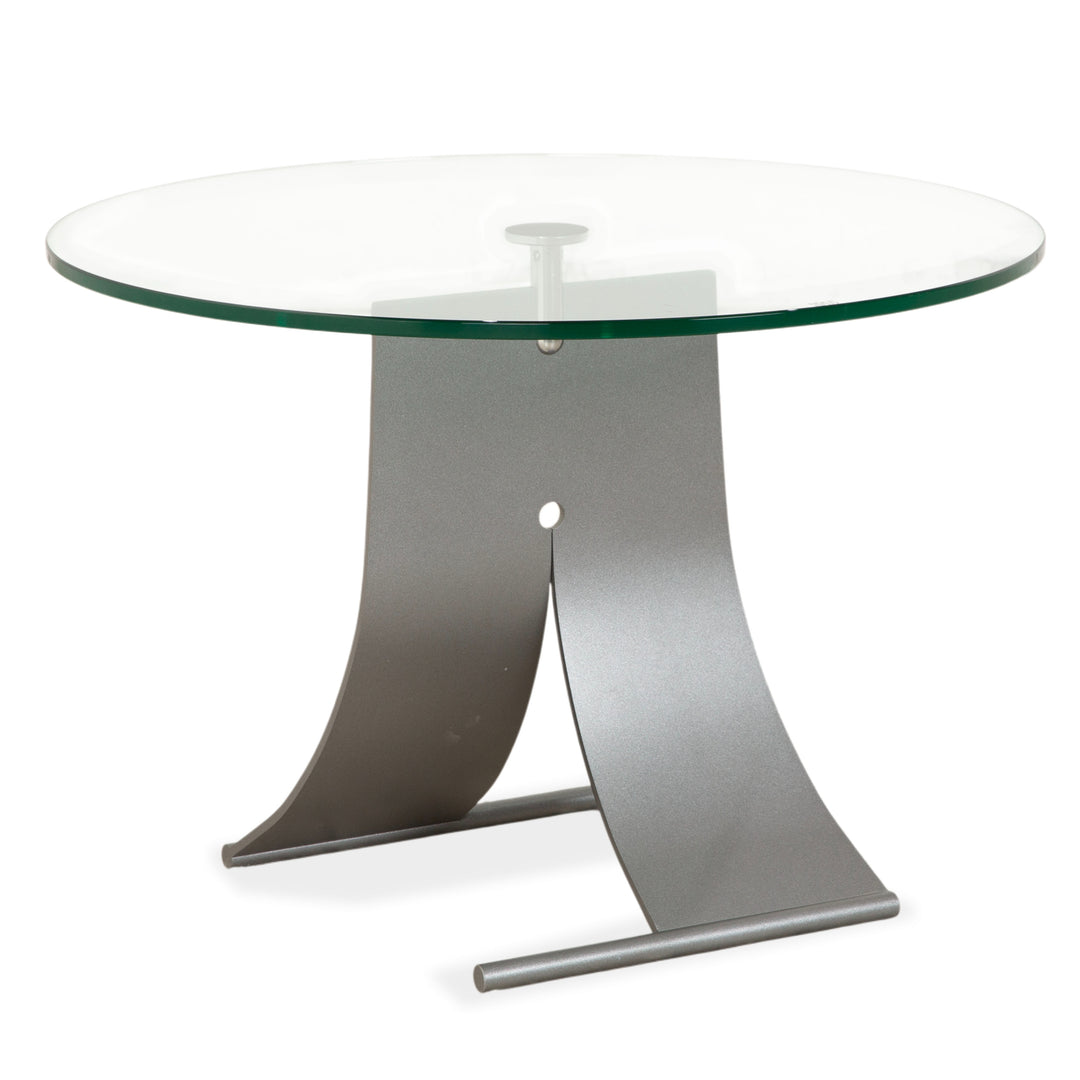 Table basse en verre argentée Rolf Benz 5170