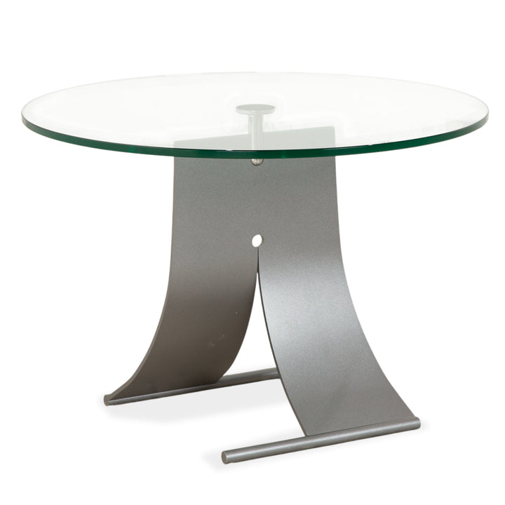Table basse en verre argentée Rolf Benz 5170