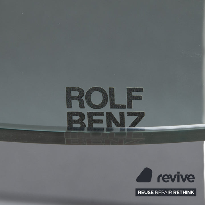 Rolf Benz 5170 Glas Couchtisch Silber
