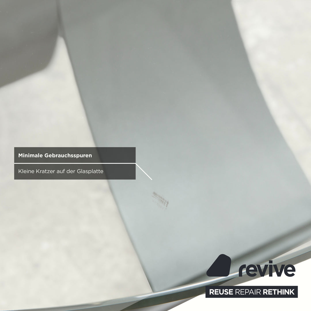 Table basse en verre argentée Rolf Benz 5170