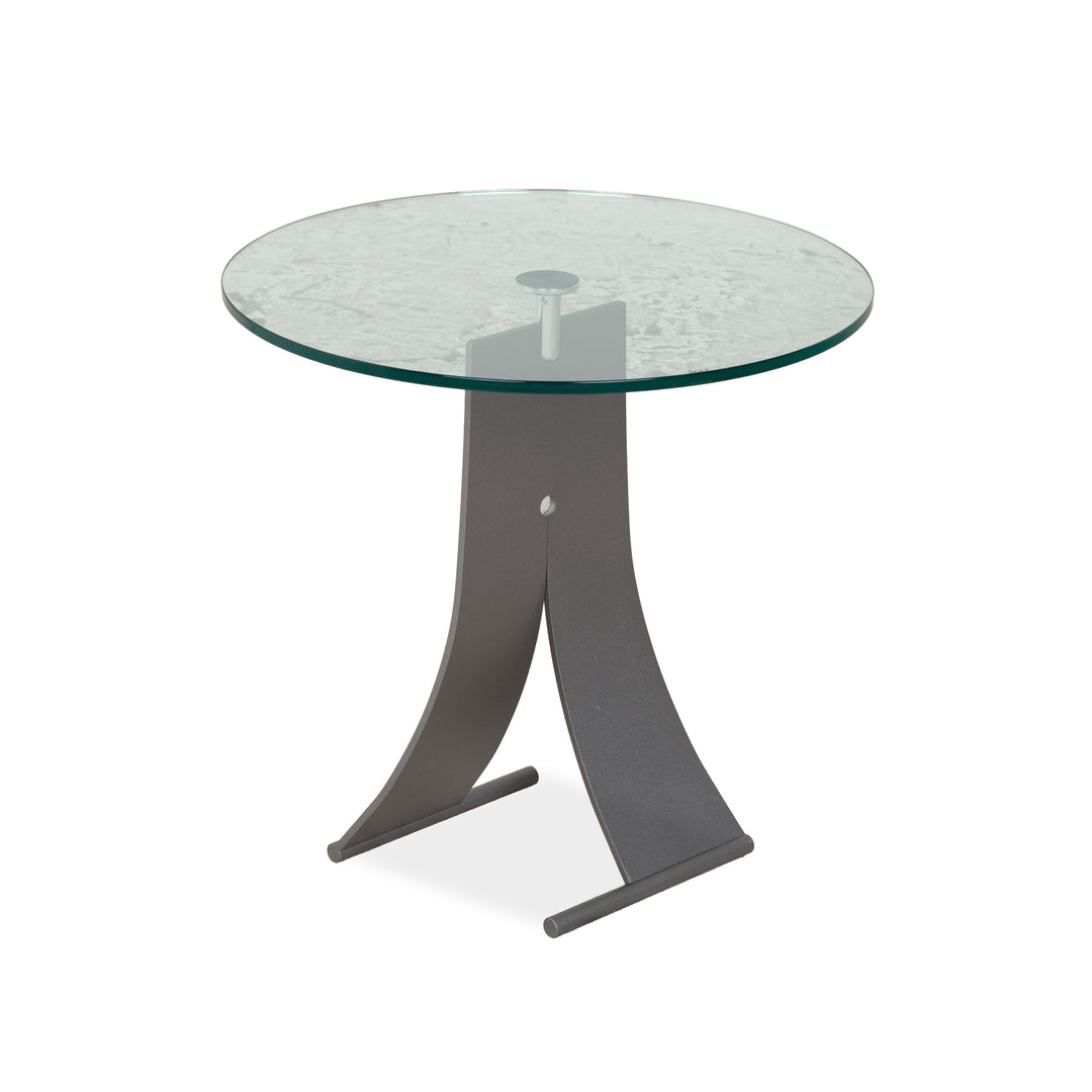 Rolf Benz 5170 Glas Couchtisch Silber