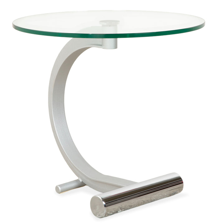 Rolf Benz 5170 Glas Couchtisch Silber