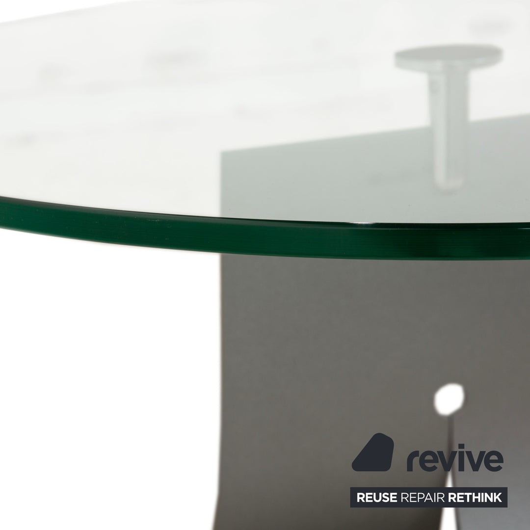 Table basse en verre argentée Rolf Benz 5170