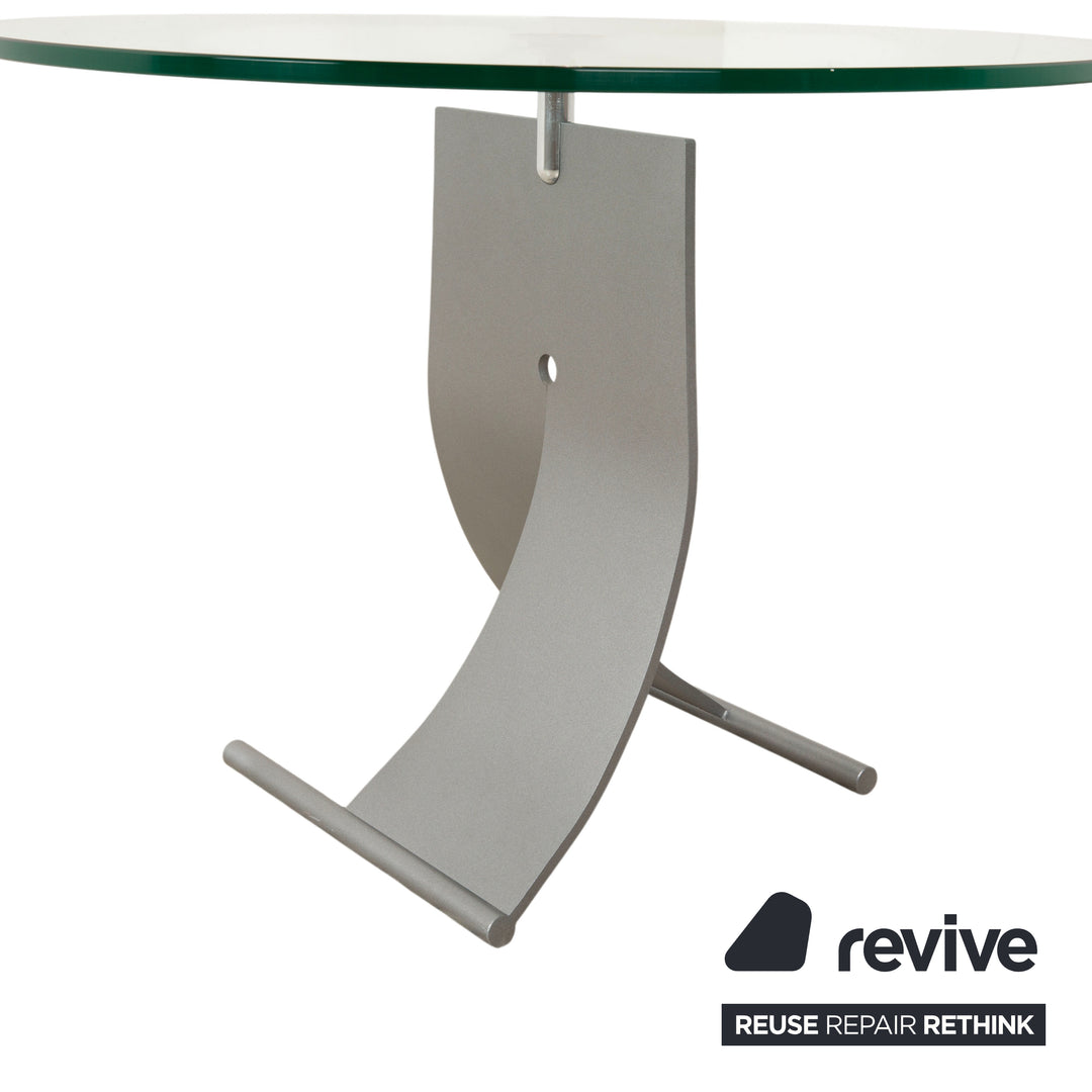 Table basse en verre argentée Rolf Benz 5170