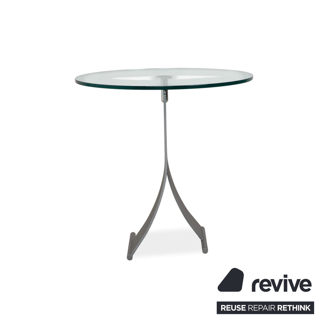 Rolf Benz 5170 Glas Couchtisch Silber