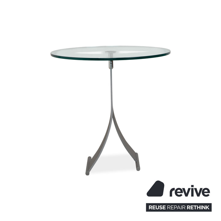 Rolf Benz 5170 Glas Couchtisch Silber