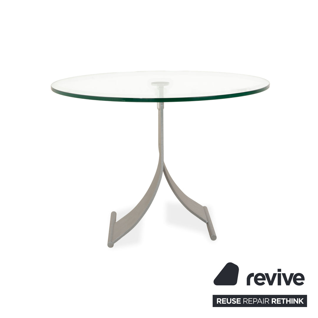 Table basse en verre argentée Rolf Benz 5170