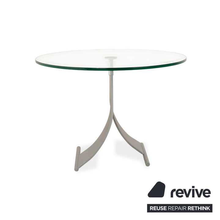 Table basse en verre argentée Rolf Benz 5170