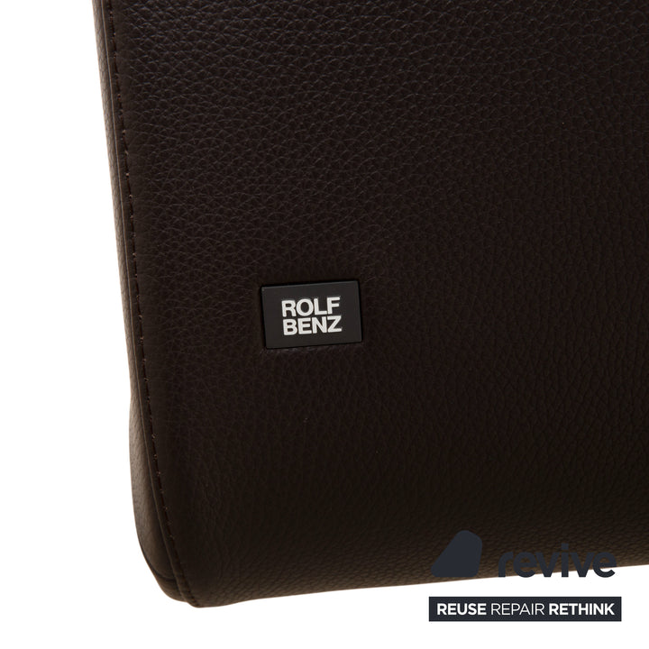 Rolf Benz 620 Leather 2x Chair Black Dining Room