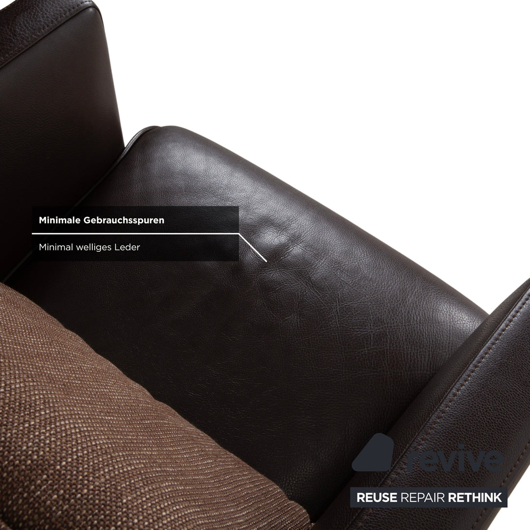 Rolf Benz 6300 Leder Sessel Braun Espresso
