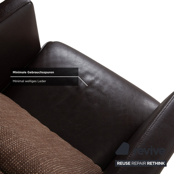 Rolf Benz 6300 Leder Sessel Braun Espresso