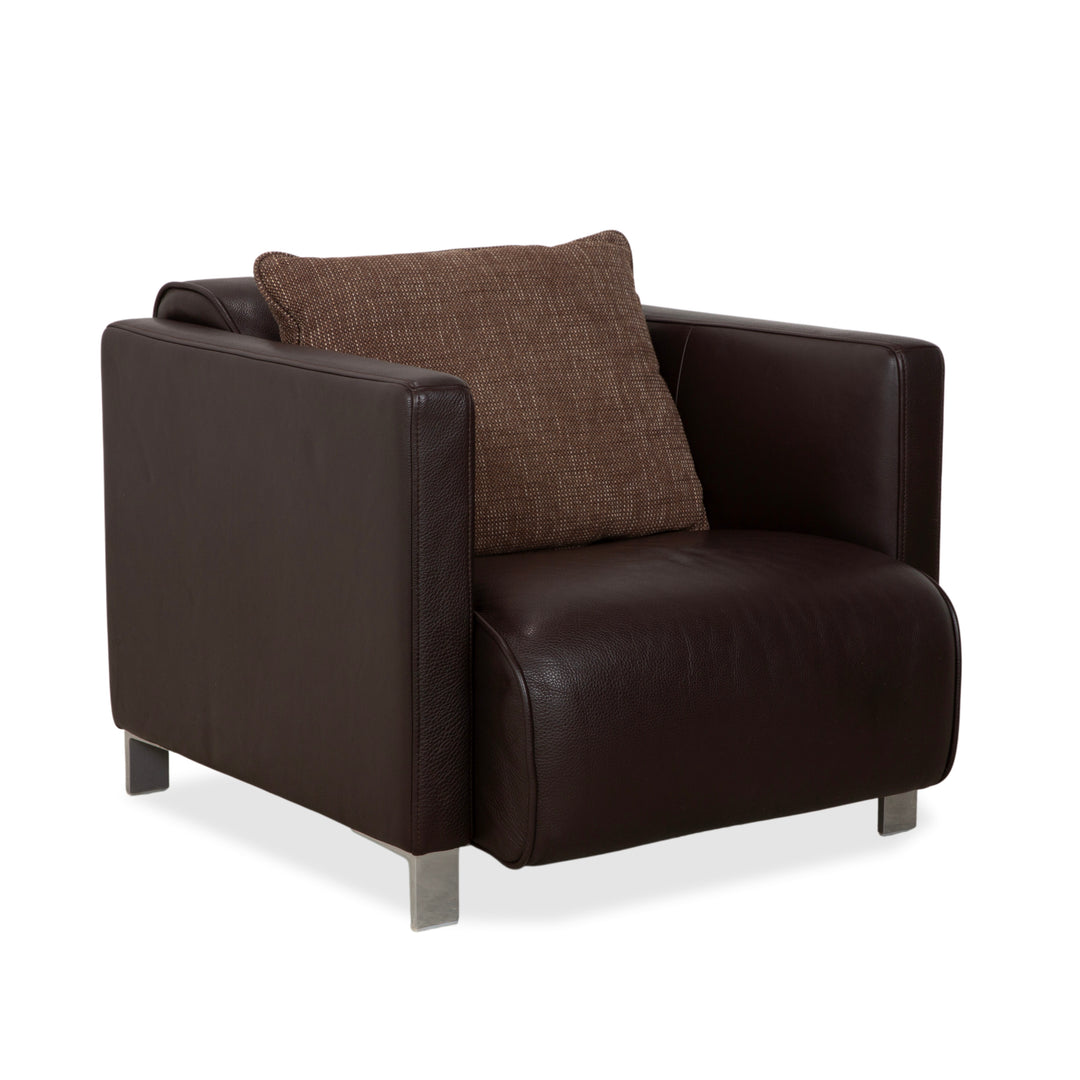 Rolf Benz 6300 Leder Sessel Braun Espresso