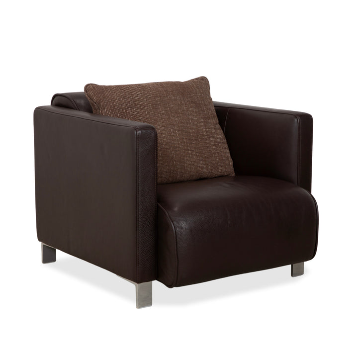 Rolf Benz 6300 Leder Sessel Braun Espresso