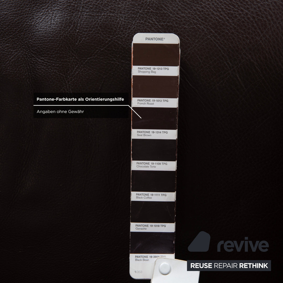 Rolf Benz 6300 Leder Sessel Braun Espresso