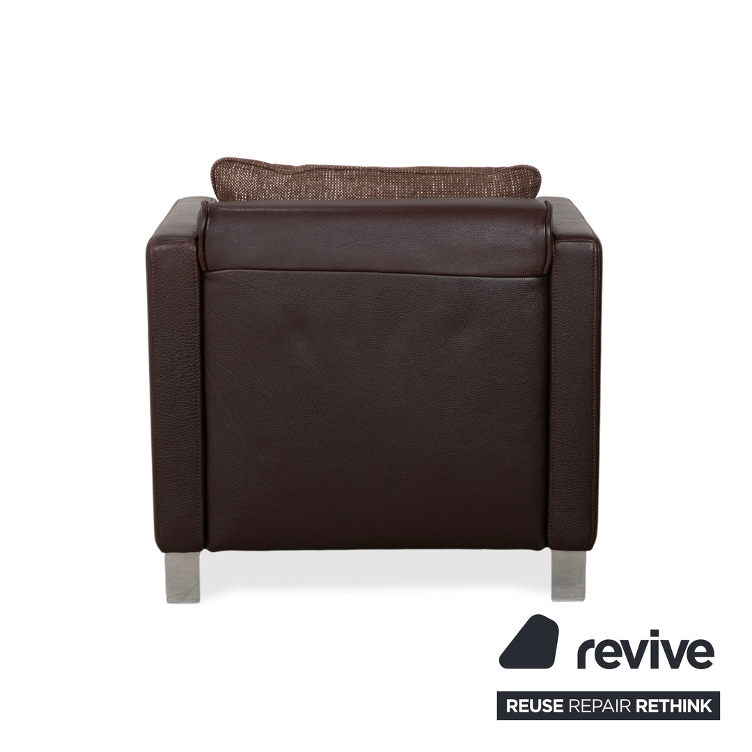 Rolf Benz 6300 Leder Sessel Braun Espresso