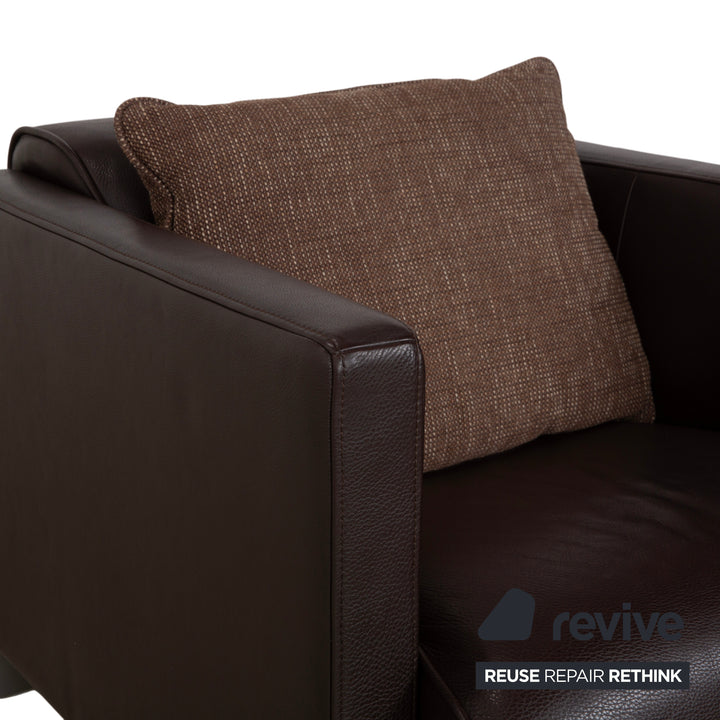 Rolf Benz 6300 Leder Sessel Braun Espresso