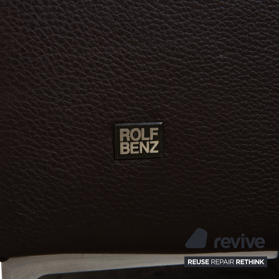 Rolf Benz 6300 Leder Sessel Braun Espresso