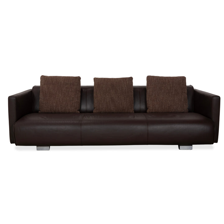 Rolf Benz 6300 Leder Viersitzer Braun Espresso Sofa Couch