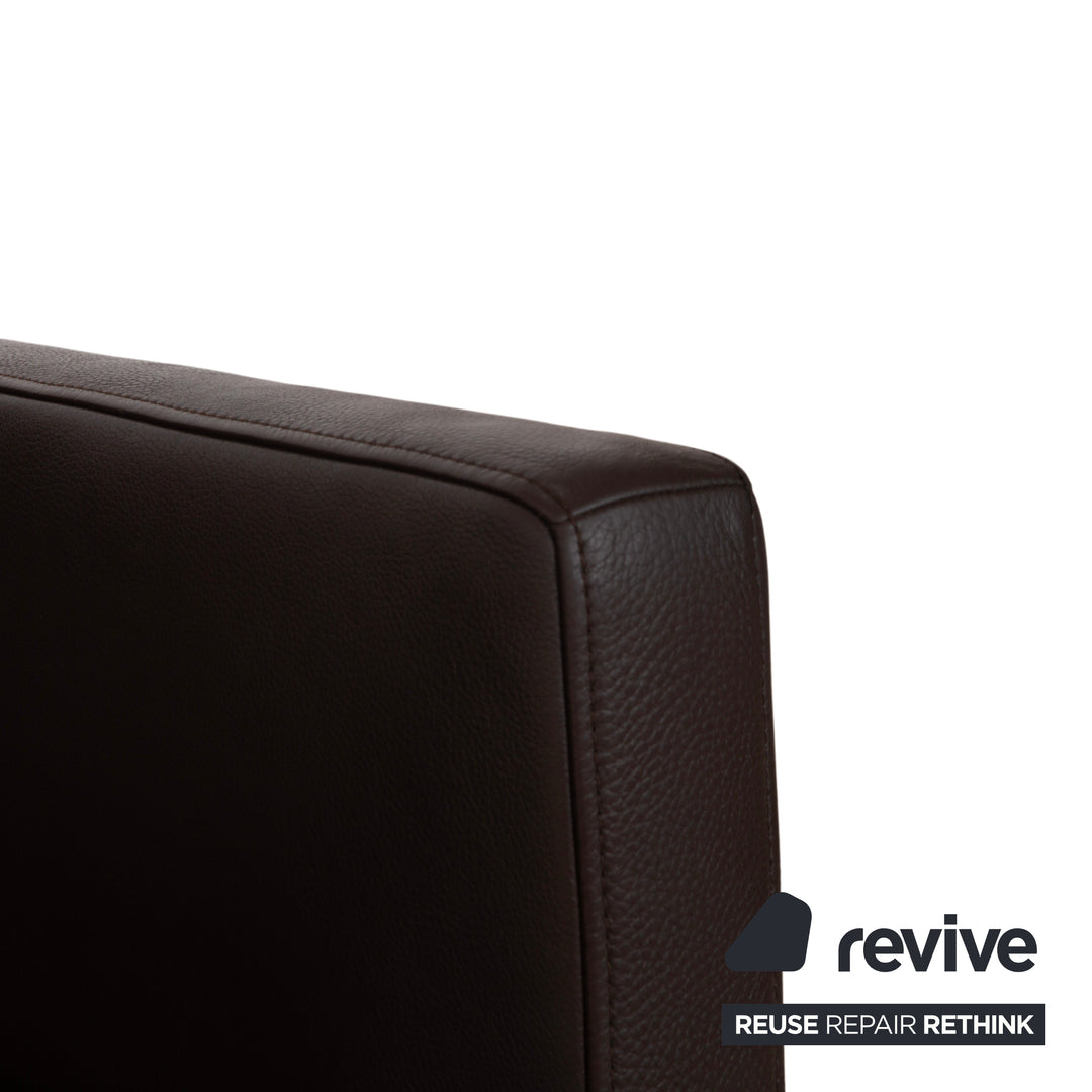 Rolf Benz 6300 Leder Viersitzer Braun Espresso Sofa Couch