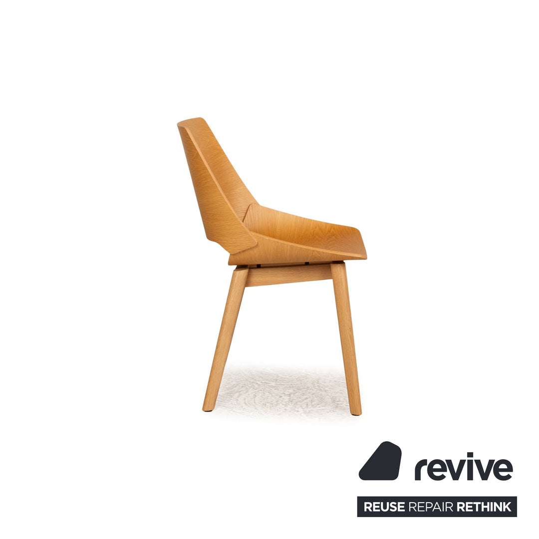 Rolf Benz 650 chair wood brown completely natural oak