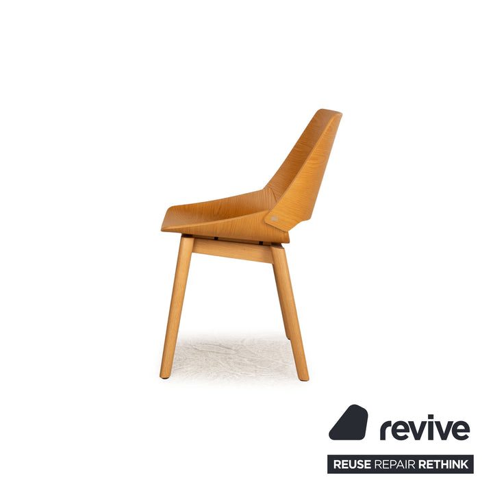 Rolf Benz 650 chair wood brown completely natural oak