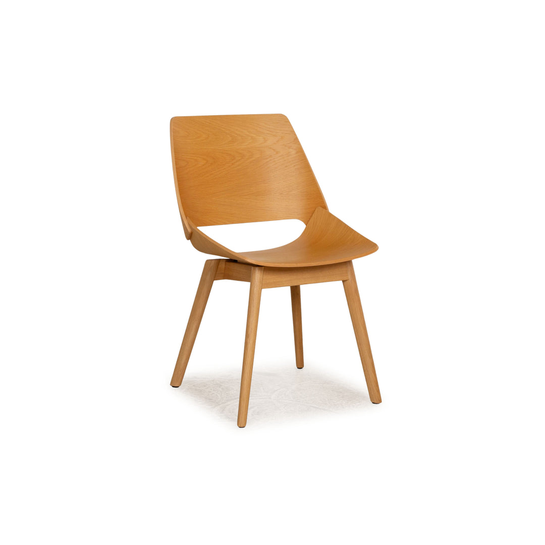 Rolf Benz 650 chair wood brown completely natural oak
