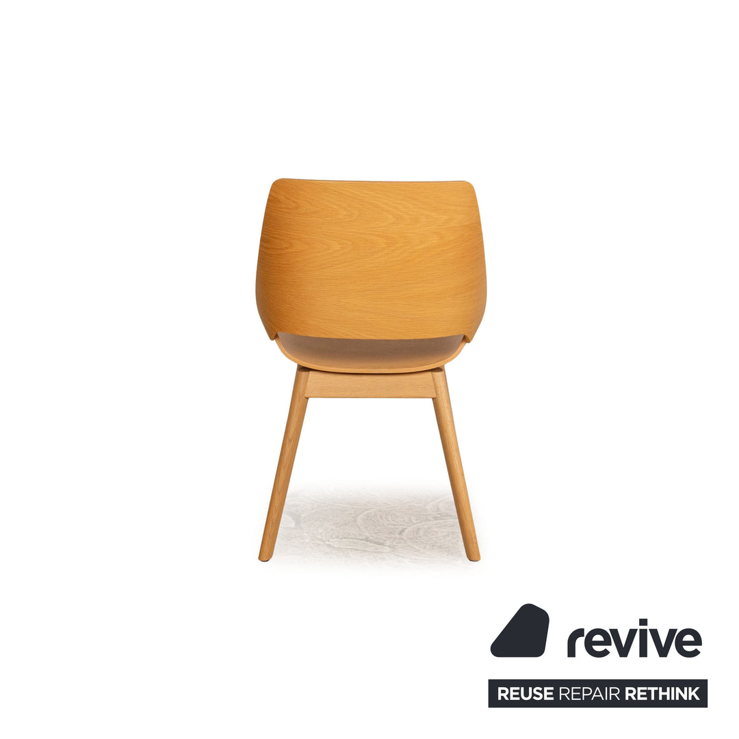 Rolf Benz 650 chair wood brown completely natural oak