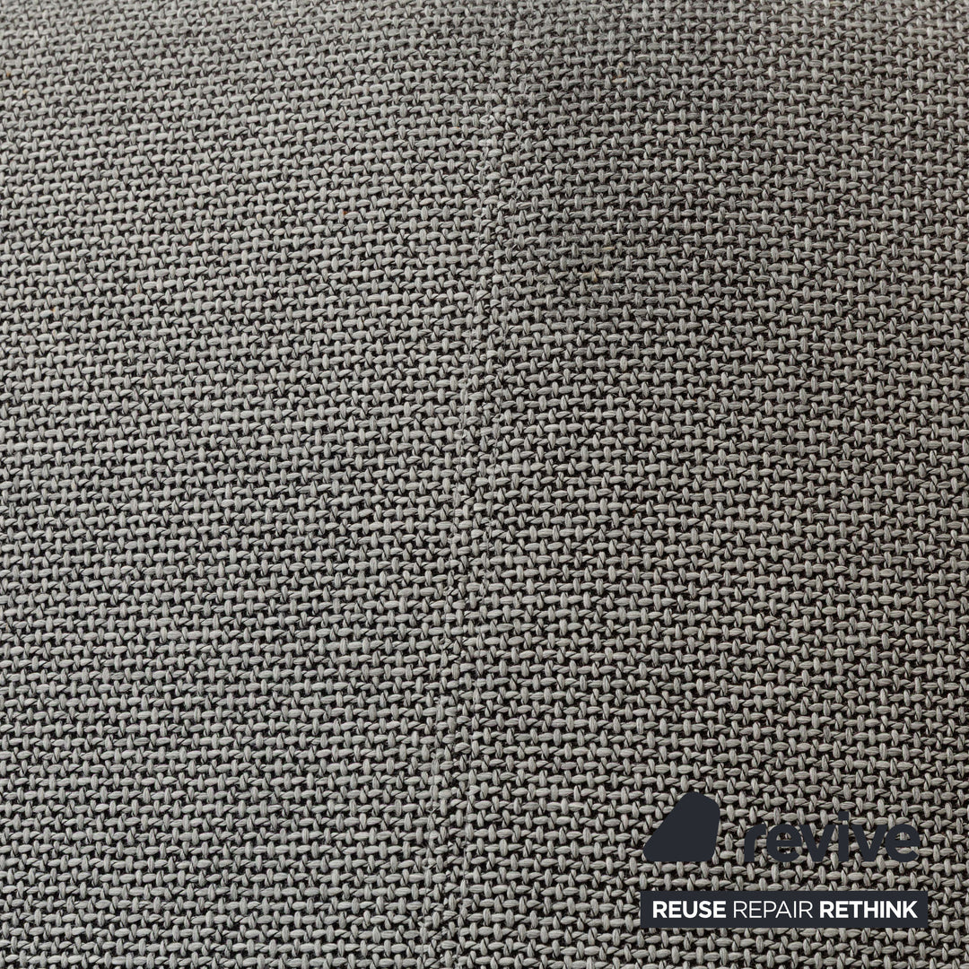 Rolf Benz 680 fabric lounger grey manual function