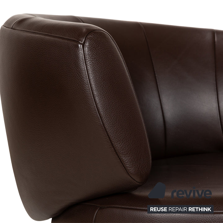 Rolf Benz 684 Leather Armchair Brown