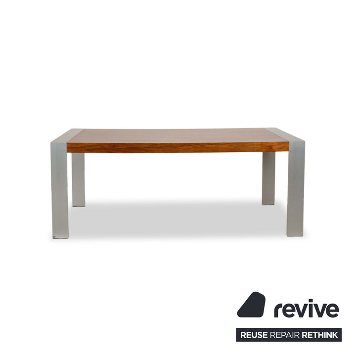 Rolf Benz 8922 Wooden Dining Table Brown Extension Function Manual Function 190-250 x 98 cm