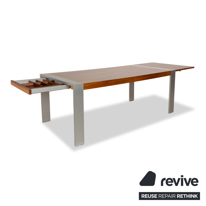 Rolf Benz 8922 Wooden Dining Table Brown Extension Function Manual Function 190-250 x 98 cm