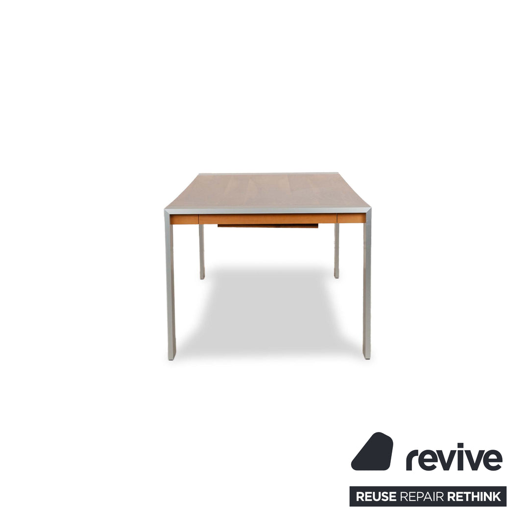 Rolf Benz 8922 Wooden Dining Table Brown Extension Function Manual Function 190-250 x 98 cm