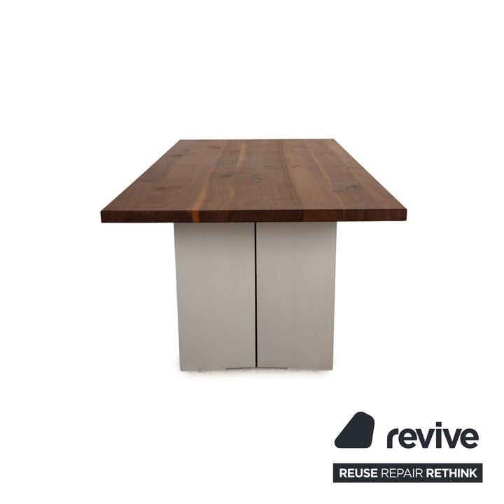 Rolf Benz 969 wooden dining table white brown 200 x 98 cm