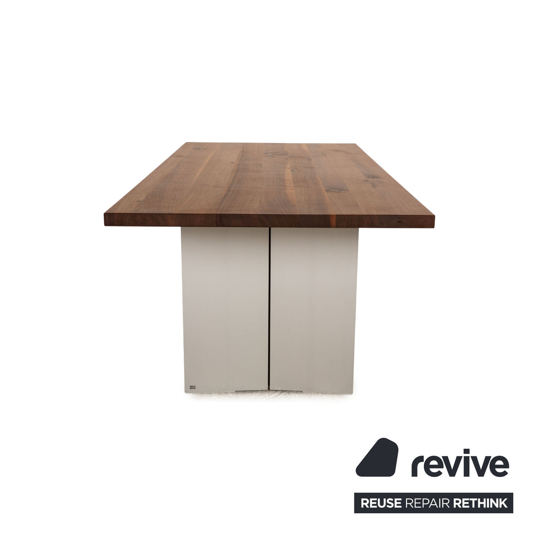 Rolf Benz 969 wooden dining table white brown 200 x 98 cm
