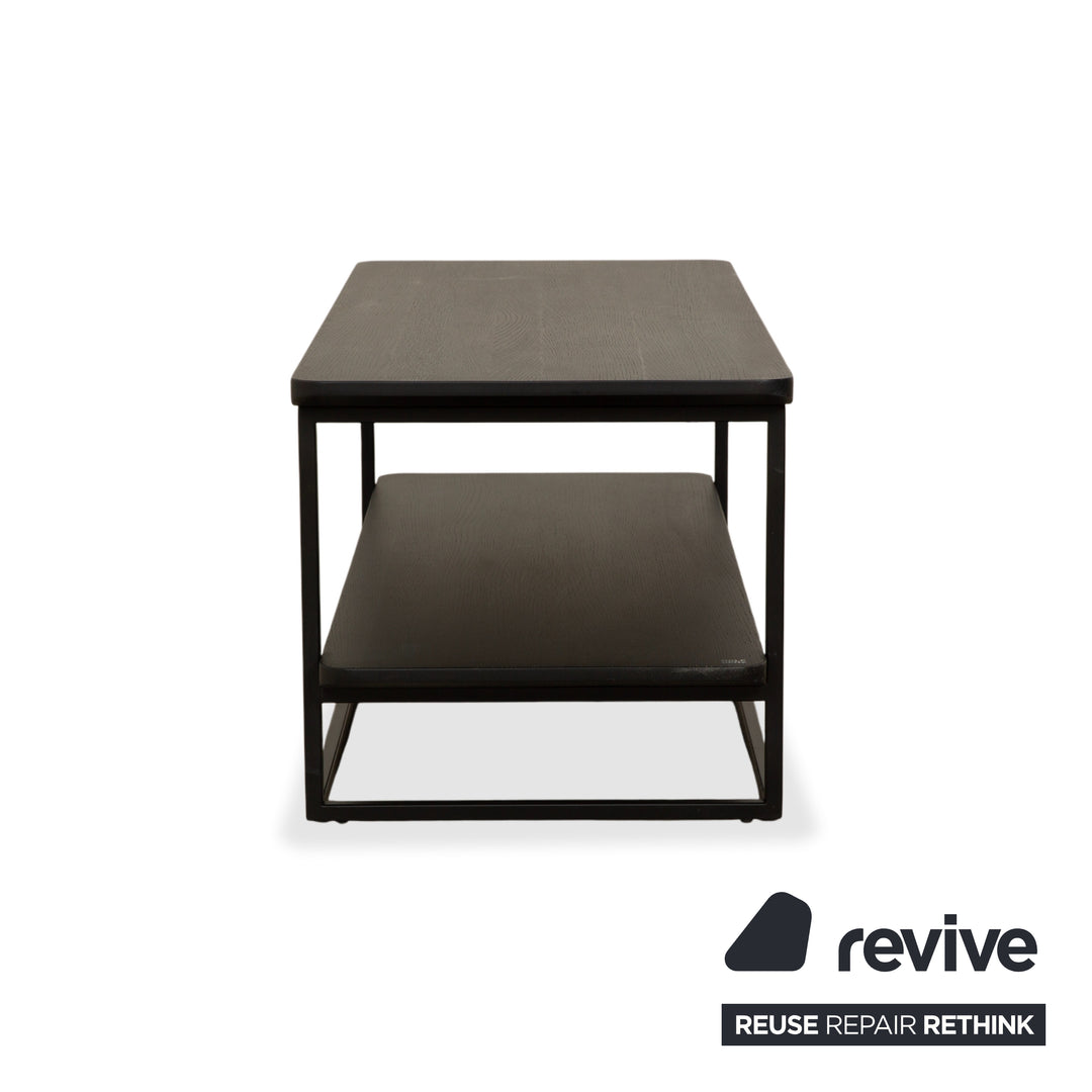 Table basse Rolf Benz 987, table d'appoint en bois, noire