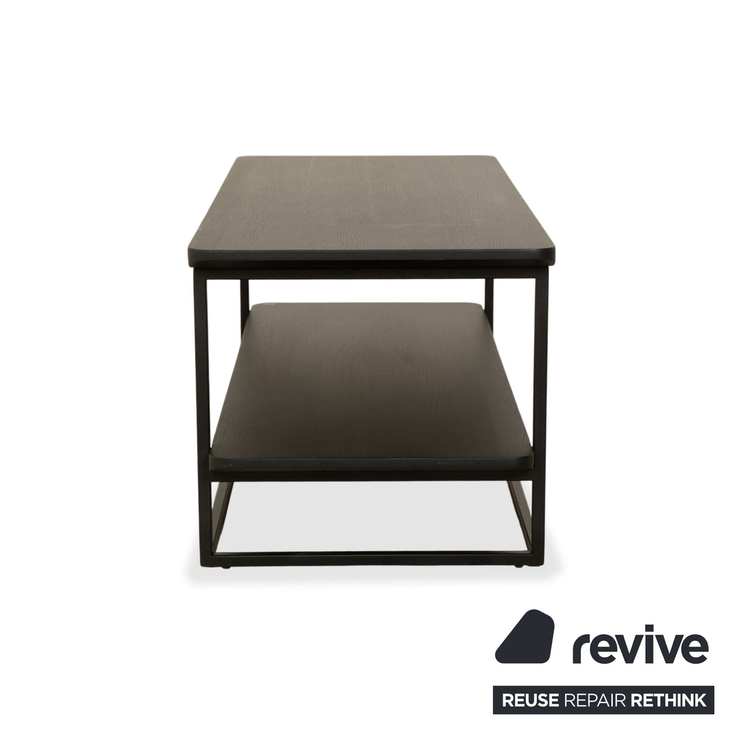Table basse Rolf Benz 987, table d'appoint en bois, noire