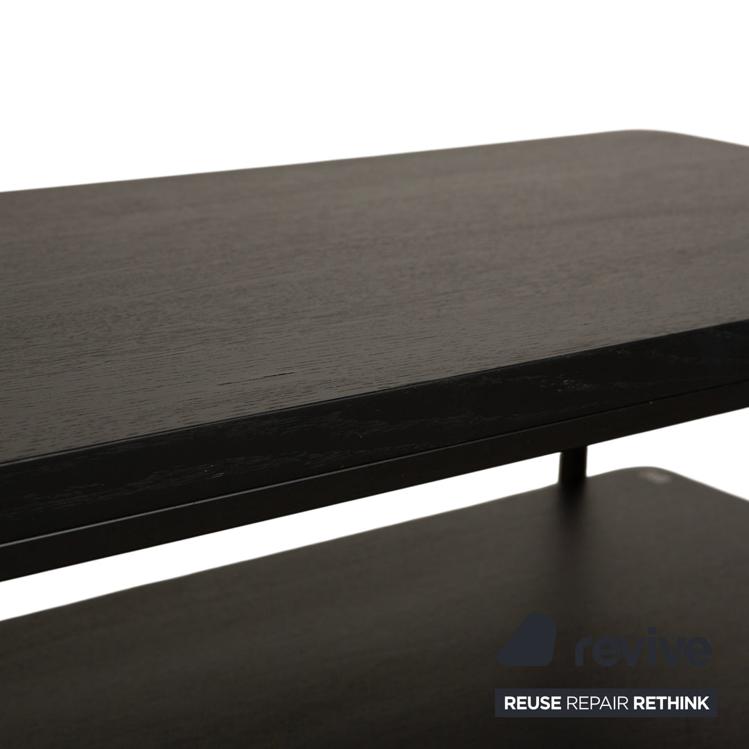 Table basse Rolf Benz 987, table d'appoint en bois, noire