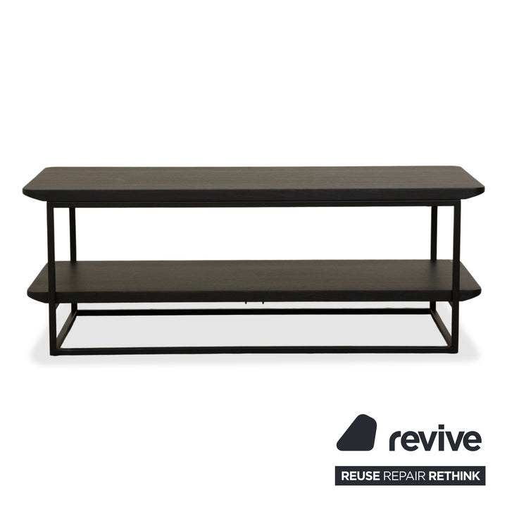 Table basse Rolf Benz 987, table d'appoint en bois, noire