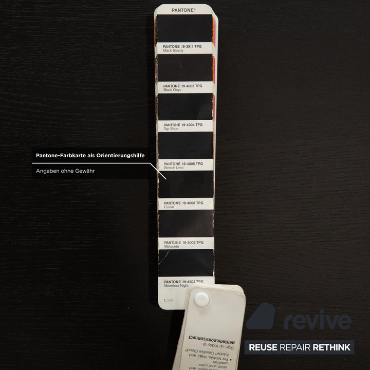 Table basse Rolf Benz 987, table d'appoint en bois, noire