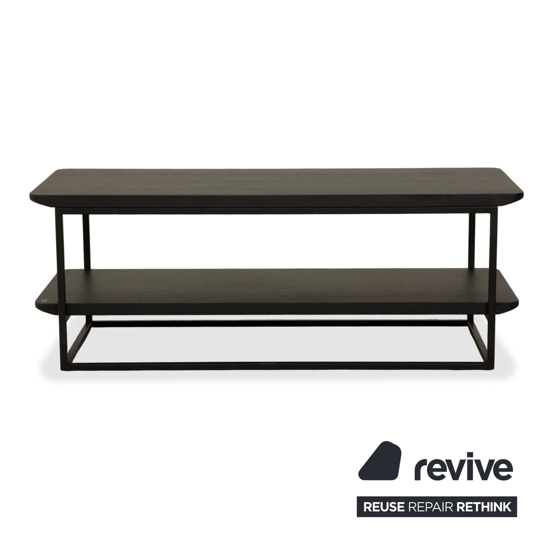 Table basse Rolf Benz 987, table d'appoint en bois, noire