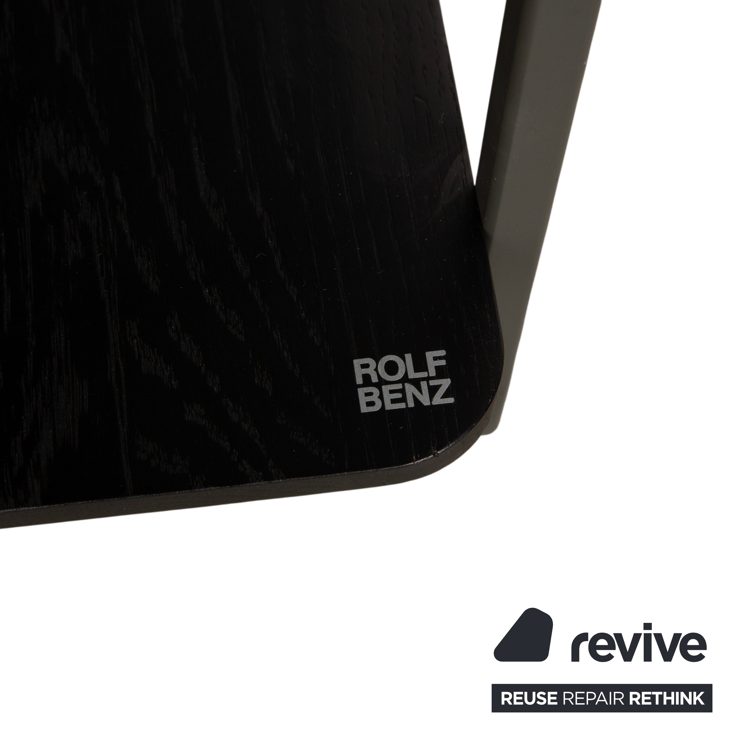 Rolf Benz 987 Couchtisch Holz Metall Beistelltisch Schwarz Dunkelbraun