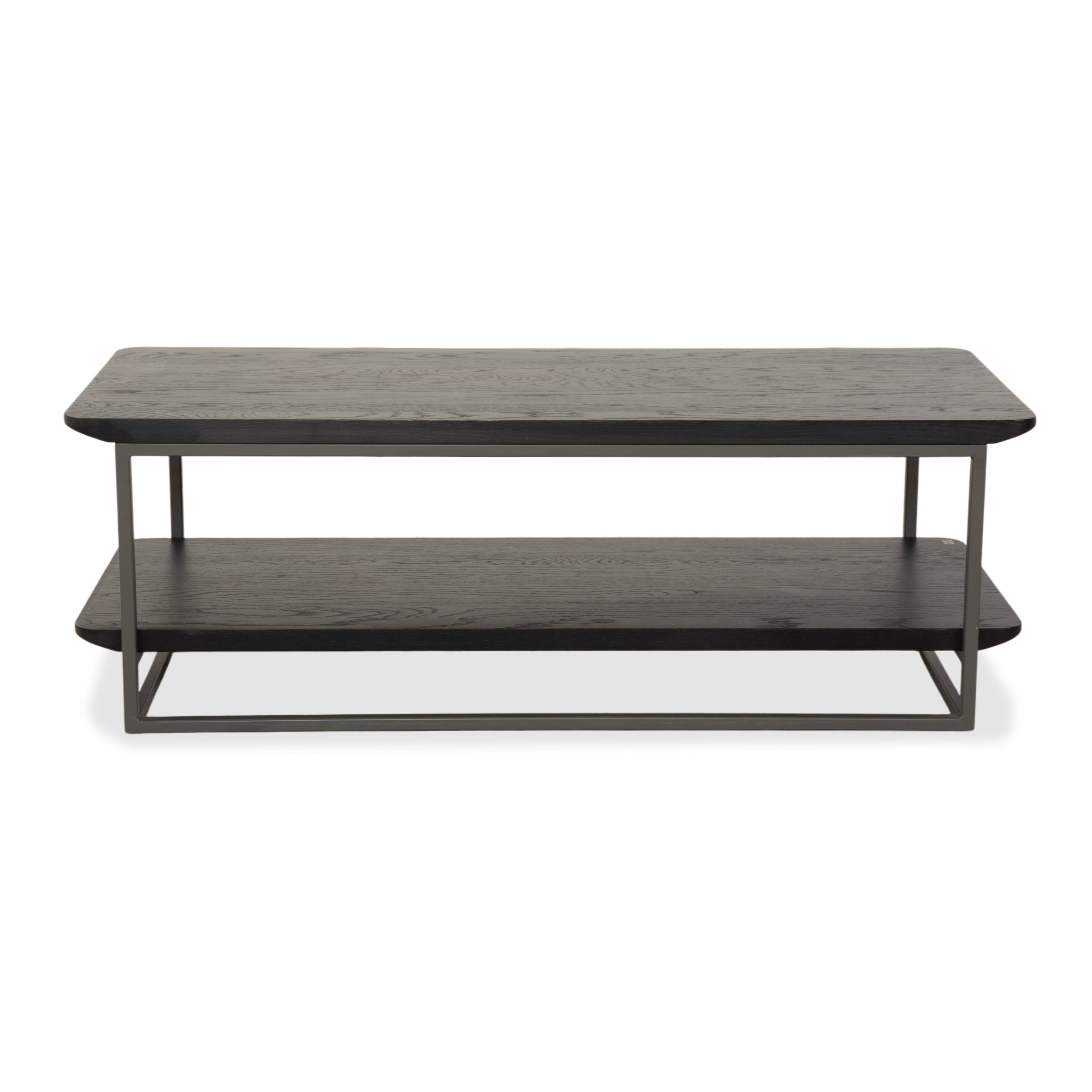 Rolf Benz 987 Couchtisch Holz Metall Beistelltisch Schwarz Dunkelbraun