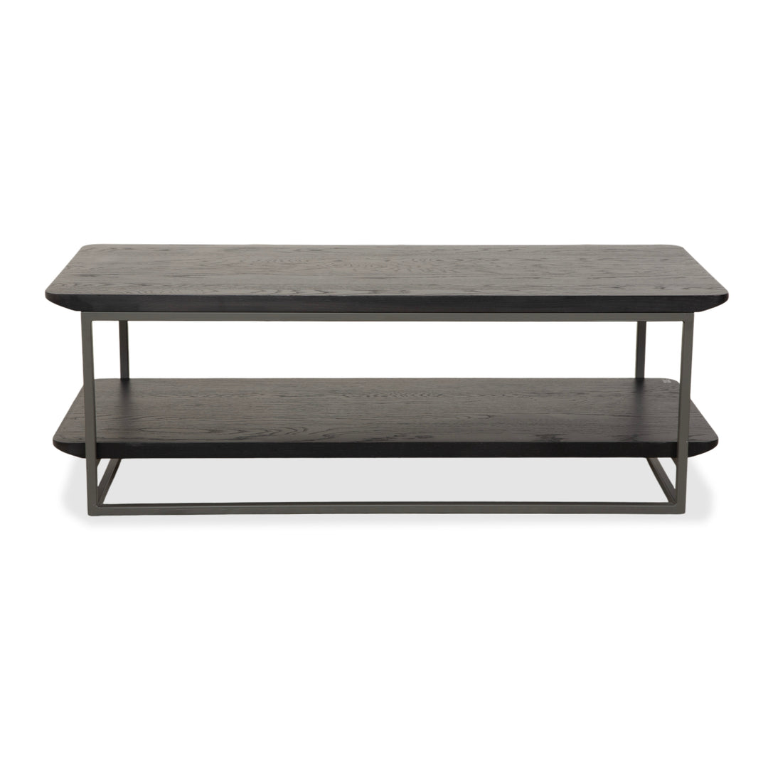 Rolf Benz 987 Coffee Table, Wood and Metal, Side Table, Black and Dark Brown