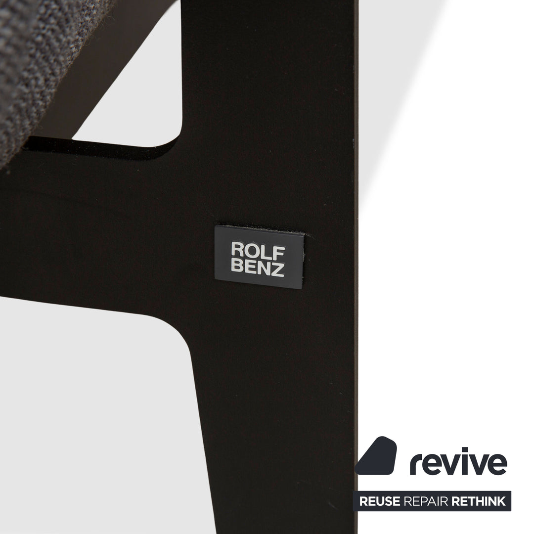 Rolf Benz Agio 342 fabric two-seater grey manual function sofa couch